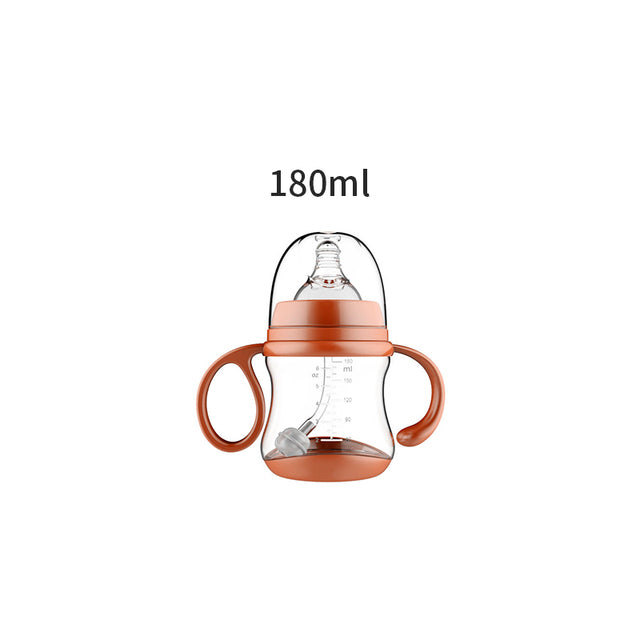 Anti-Choke Wide-Caliber Baby Bottle with Grip