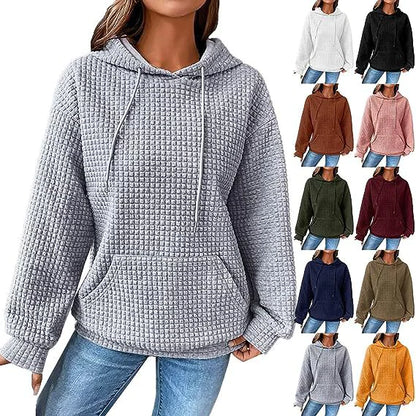 Women's Loose Casual Solid Color Long-sleeved Sweater