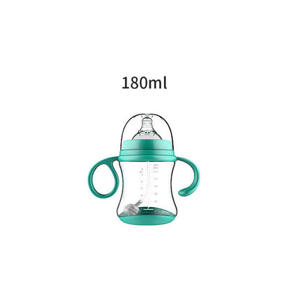 Anti-Choke Wide-Caliber Baby Bottle with Grip