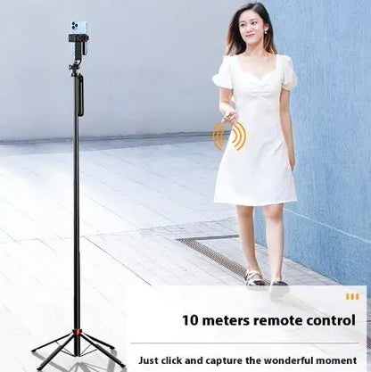 Bluetooth Quadrupod Selfie Stick Tripod