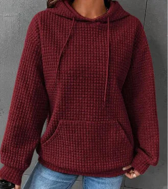 Women's Loose Casual Solid Color Long-sleeved Sweater