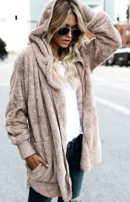 Women's Plush Warm Cotton Coat