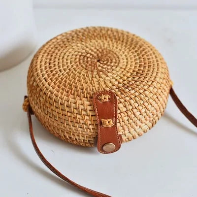 Straw Shoulder Bag