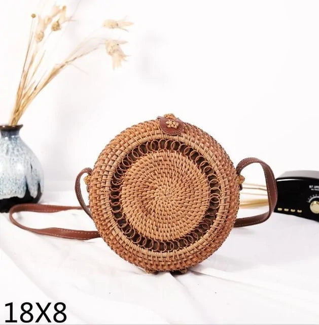 Straw Shoulder Bag