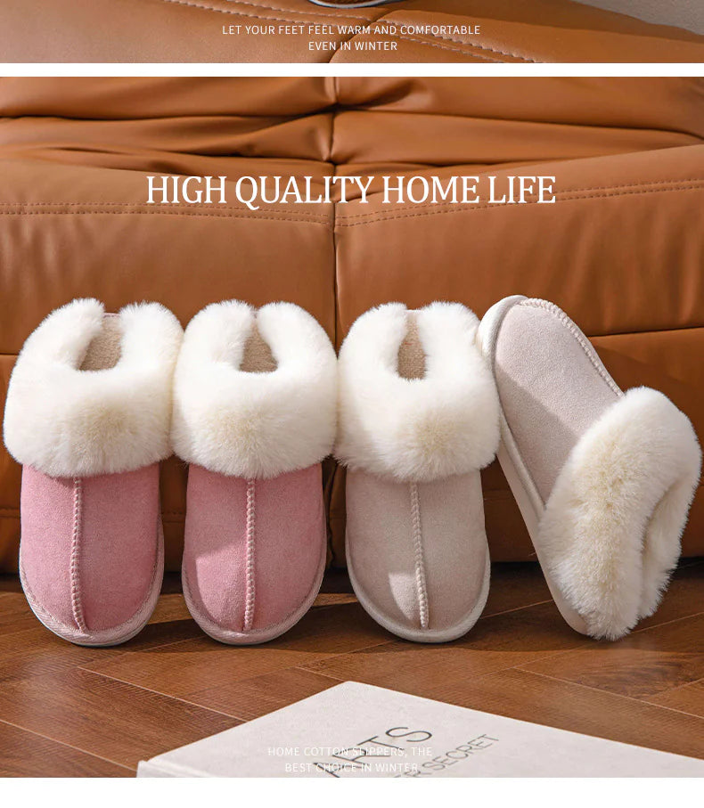 Women's Winter Faux Fur House Slippers