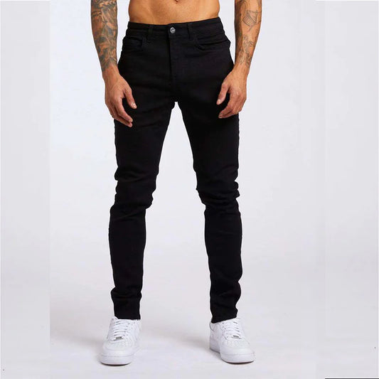 Gents' High-Waist Slim Jeans