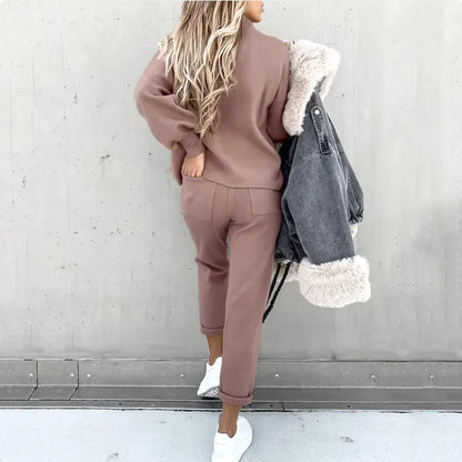 Casual Two-Piece Hoodie Set