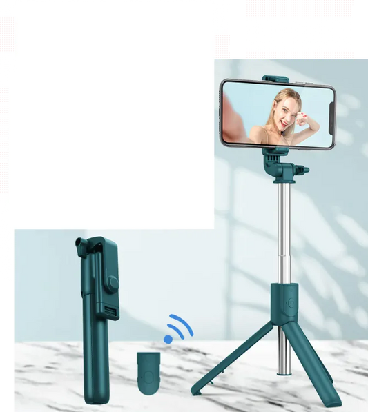 Snap & Share Tripod Stick ( Compatible with Apple,  Bluetooth Remote )