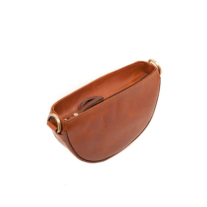 Brown Half Moon Bag