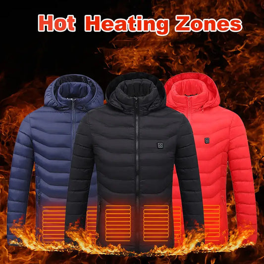 Electric Heating Insulated Hood Windbreaker