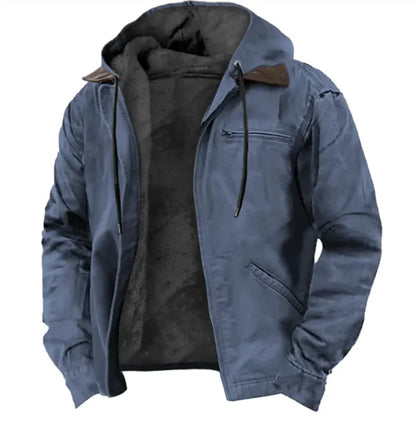 Colorful Hooded Cotton-Padded Jacket