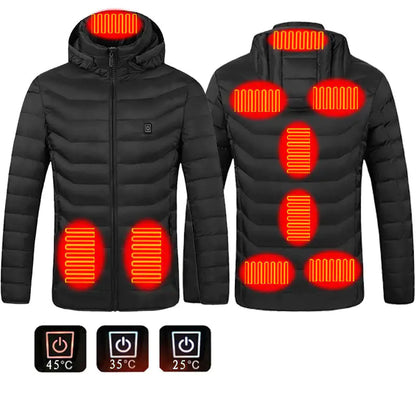 Electric Heating Insulated Hood Windbreaker