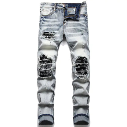 Men's Urban Paisley Patch Jeans