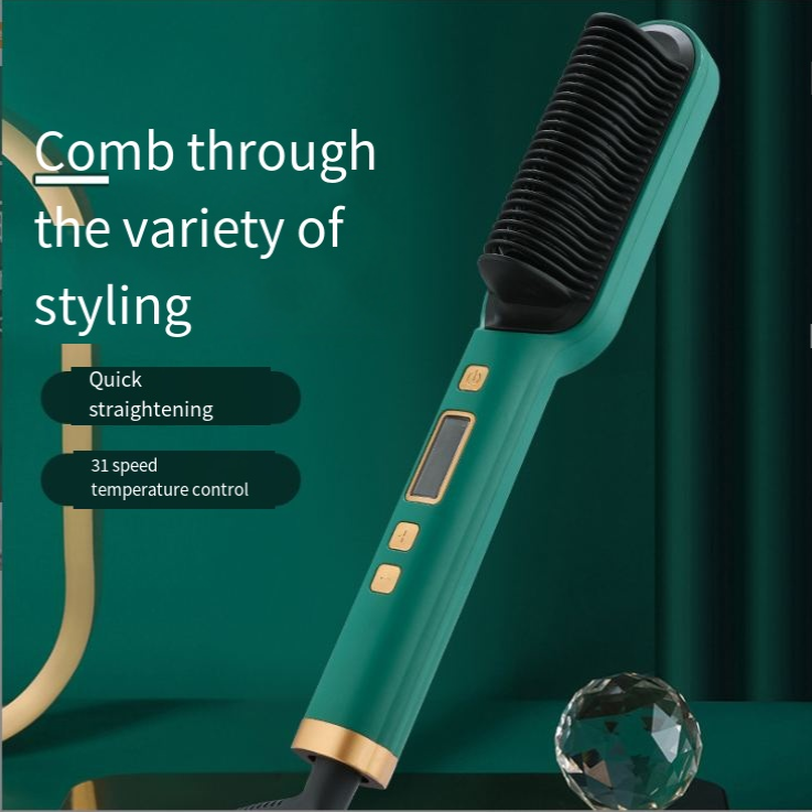 Men's Dual-Use Ceramic Hair Straightener with Volume