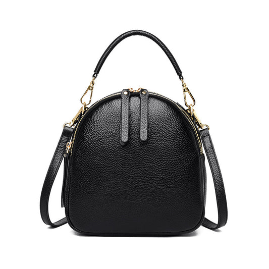 Top Layer Cowhide Single-Shoulder Leather Bag