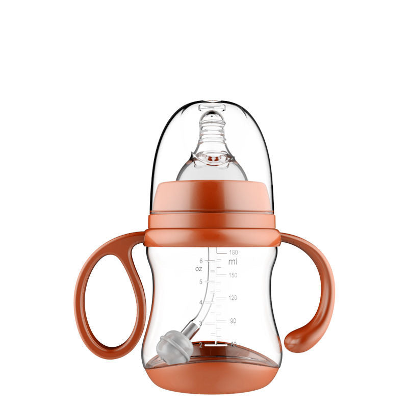 Anti-Choke Wide-Caliber Baby Bottle with Grip