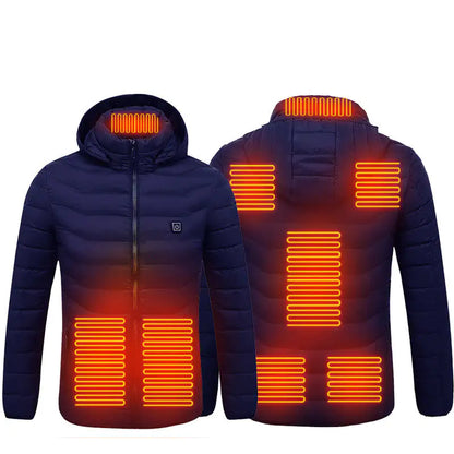 Electric Heating Insulated Hood Windbreaker