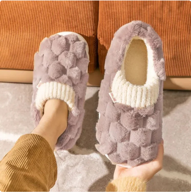 Cozy Cotton Winter Slippers for Women