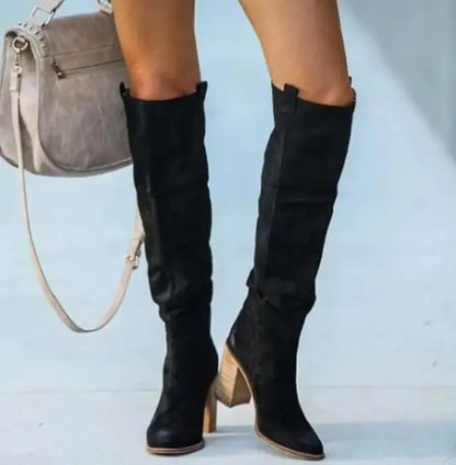 Over The Knee Heel Boots