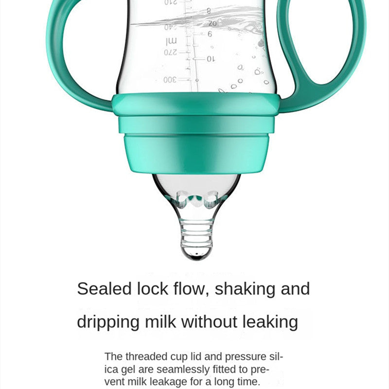 Anti-Choke Wide-Caliber Baby Bottle with Grip