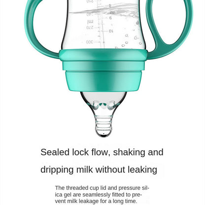 Anti-Choke Wide-Caliber Baby Bottle with Grip