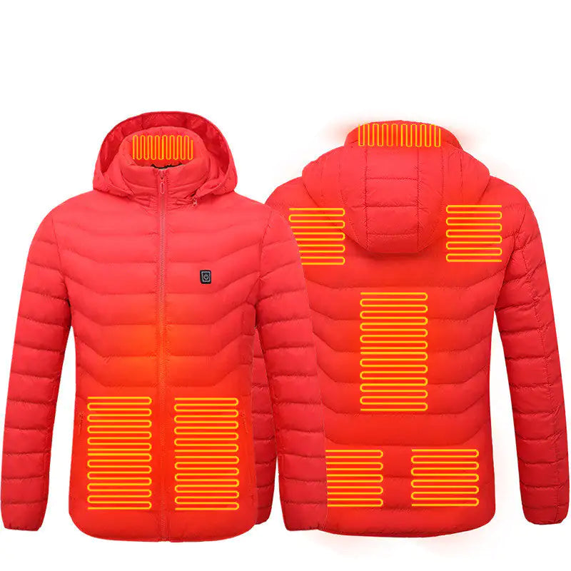 Electric Heating Insulated Hood Windbreaker