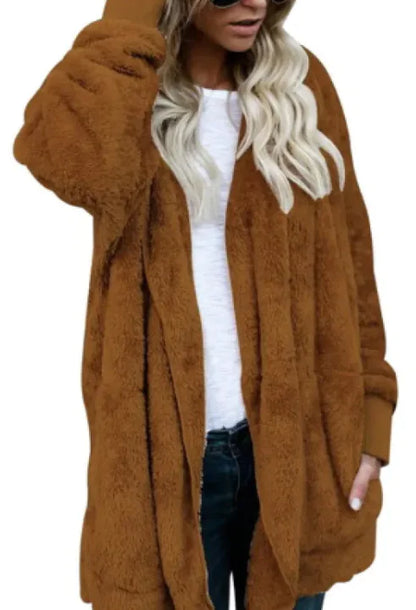 Women's Plush Warm Cotton Coat