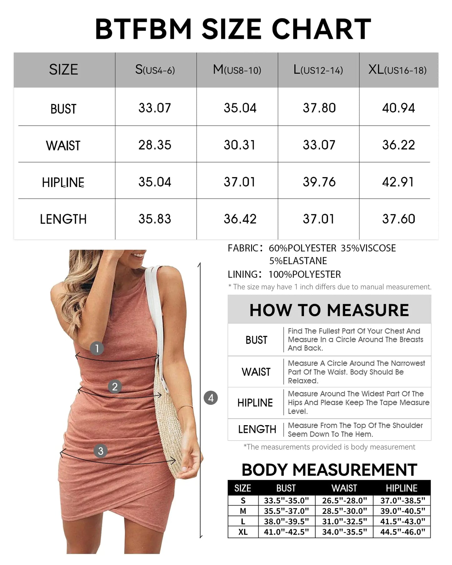 BTFBM Women 2024 Summer Sleeveless Tank Dresses Crew Neck Slim Fit Short Casual Ruched Bodycon Party Club Mini Dress Pink Small