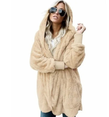 Women's Plush Warm Cotton Coat