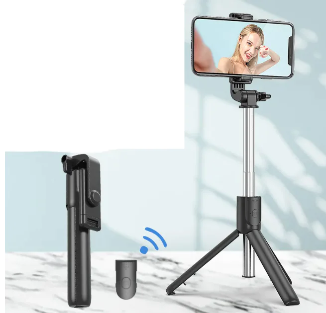 Snap & Share Tripod Stick ( Compatible with Apple,  Bluetooth Remote )